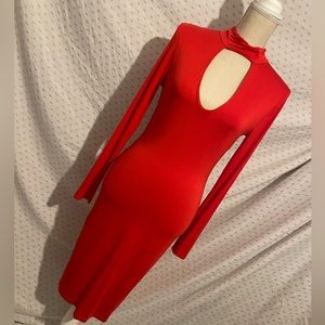 Red over the knee dress❤️